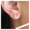 PUCE DORÉE RAINBOW ET ZIRCONS