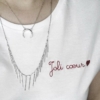T-SHIRT BRODÉ JOLI CŒUR ❤ – Image 6