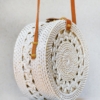 Sac rond Bali GAYATRI blanc – Image 9