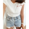 T-SHIRT BRODÉ JOLI CŒUR ❤ – Image 2