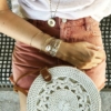 Sac rond Bali GAYATRI blanc – Image 7