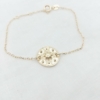 bijou tendance bohème plaqué or bracelet médaille soleil ethnique entier