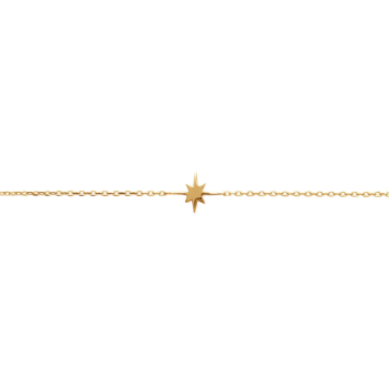 bijoux tendance bracelet intemporel plaqué or étoile