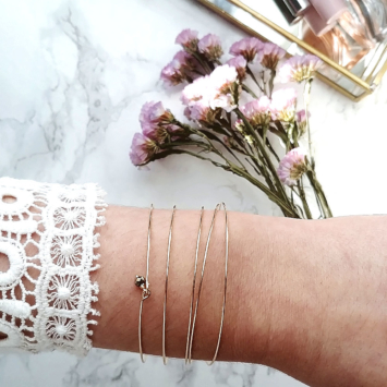 bijoux créateur tendance bohème 7 bracelet jonc semainier plaqué or perle pyrite fin pierre gemme intemporel