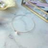 bijoux créateur tendance bohème bracelet jonc semainier plaqué or perle pyrite fin pierre gemme intemporel