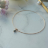 bijoux créateur tendance bohème bracelet jonc semainier plaqué or perle pyrite fin pierre gemme intemporel