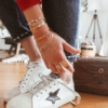 bijoux créateur tendance bohème 7 bracelet jonc semainier plaqué or perle pyrite fin pierre gemme intemporel look instagram manon mgch_