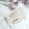 barrette perles brodées tendance accessoire cheveux