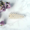 barrette perles brodées tendance accessoire cheveux