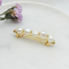 barrette perles eau douce tendance accessoire cheveux fait main en france