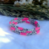 bijoux créateur tendance bohème bracelet jonc heishi surfer fluo fait main