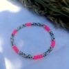 bijoux créateur tendance bohème bracelet jonc heishi surfer fluo fait main