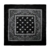 foulard bandana femme noir rouge blanc mode tendance
