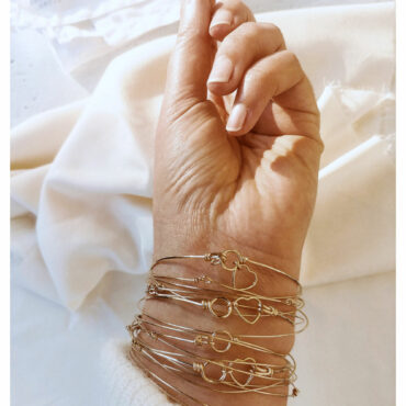 bracelets joncs semainiers fait main fil gold filled bijoux createur france