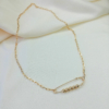 collier épingle à nourrice punk chic or gold filled bijoux tendance fait main france créateur