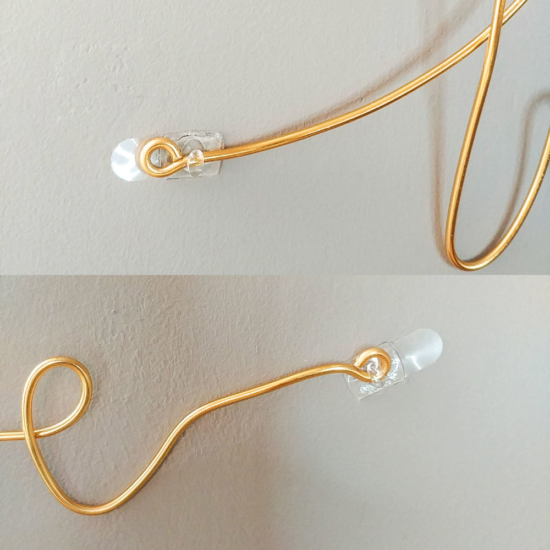 décoration murale et porte bijoux pour ranger ses colliers mot love fait main créateur bijoux france