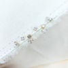 bijoux boucles d'oreilles plaqué or simple zircon scintillante accumulation