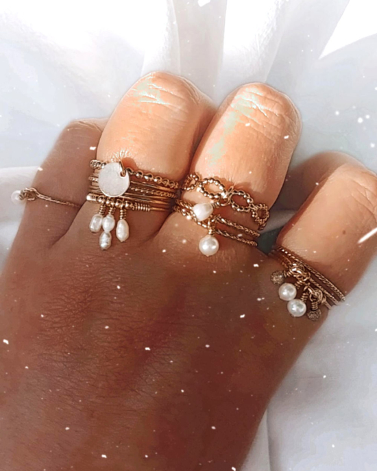 bague anneau perle bijoux createur fait main france