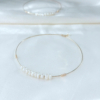 7 bracelets joncs semainier perles destroy argent 925 ou or fait main bijoux créateur tendance