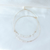 7 bracelets joncs semainier perles destroy argent 925 ou or fait main bijoux créateur tendance
