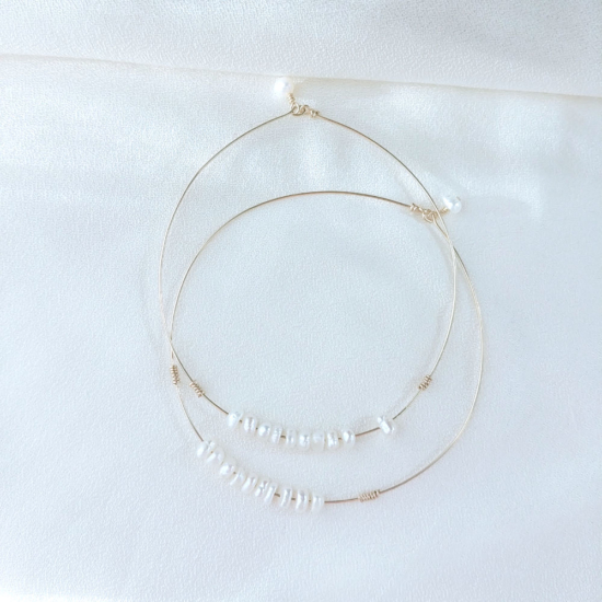 7 bracelets joncs semainier perles destroy argent 925 ou or fait main bijoux créateur tendance