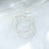 7 bracelets joncs semainier perles destroy argent 925 ou or fait main bijoux créateur tendance