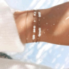 7 bracelets joncs semainier perles destroy argent 925 ou or fait main bijoux créateur tendance