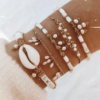 bracelet heishi nacre jonc perle eau douce coquillage cauri motbijoux or fait main bijoux créateur
