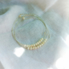 bracelets joncs semainier perles destroy argent 925 ou or fait main bijoux créateur tendance