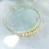 bracelets joncs semainier perles destroy argent 925 ou or fait main bijoux créateur tendance