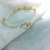 bracelet heishi nacre jonc bijoux or fait main bijoux créateur