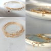 7 bracelets joncs semainier simple or argent destroy plaqué or fait main bijoux créateur france tendance