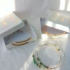 bracelets joncs semainier fin or perles simple destroy or argent fait main en france bijoux créateur tendance