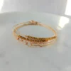 bracelets joncs semainier fin or perles simple destroy perles dorées fait main en france bijoux créateur tendance