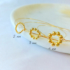 bracelets joncs semainier fin or pBracelet jonc boucle perles de culture or fait main bijoux créateur tendance