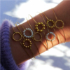 bracelets joncs semainier fin or pBracelet jonc boucle perles de culture or fait main bijoux créateur tendance