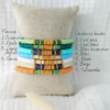 bracelets heishi mot à personnaliser tendance fait main bracelet heishi surfer bohème bijoux créateur