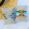 bracelets heishi mot à personnaliser tendance fait main bracelet heishi surfer bohème bijoux créateur