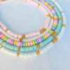 collier heishi surfer bohème coquillage été summer