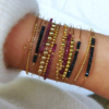bracelets joncs semainier fin or pierre précieuse saphir rubis destroy argent 925 ou or gold filled fait main en france bijoux tendance créatrice instagram