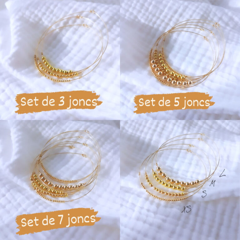 Bracelet Rigide Semainier Vintage - 14 Joncs Argent Et Or - Pour Femme - Parfait état - Bijou Rétro