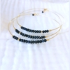 bracelets joncs semainier fin or pierre précieuse bleu saphir destroy argent 925 ou or gold filled fait main en france bijoux tendance créatrice instagram