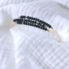 bracelets joncs semainier fin or pierre précieuse bleu saphir destroy argent 925 ou or gold filled fait main en france bijoux tendance créatrice instagram