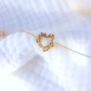 bracelet coeur tissage broderie perles fait main or fil gold filled bijoux createur instagram france fait main