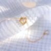 bracelet coeur tissage broderie perles fait main or fil gold filled bijoux createur instagram france fait main