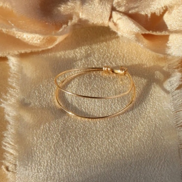 bague fine double simple fait main en france créatrice bijoux gold filled et argent 925
